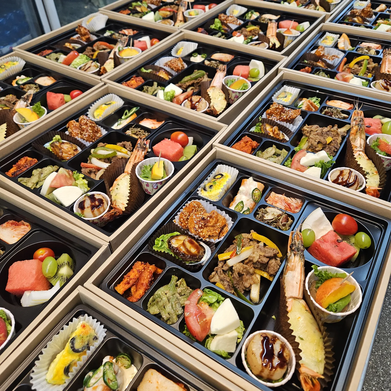 강남 임원회의 도시락 구성